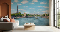 Seine Reflections Wall Mural
