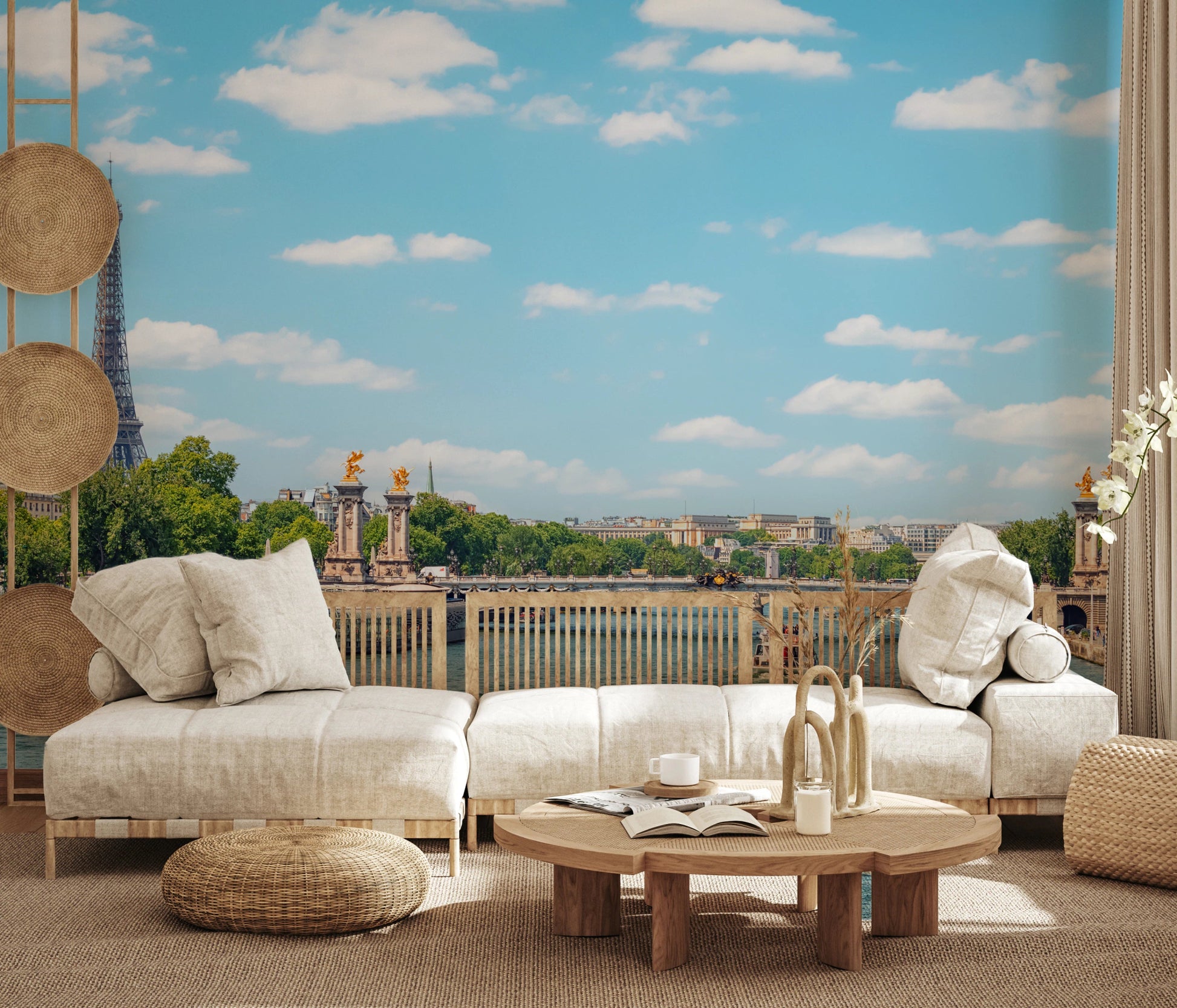 Seine Reflections Wall Mural