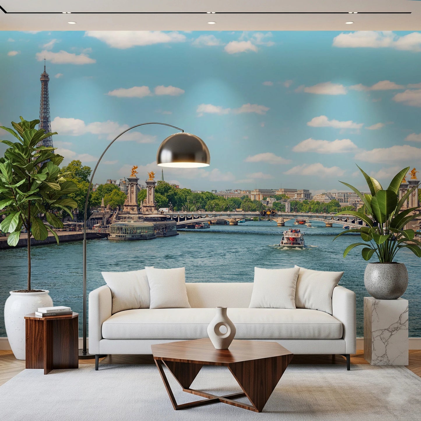 Seine Reflections Wall Mural