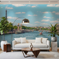 Seine Reflections Wall Mural