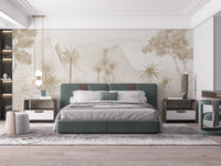 Sepia Forest Wallpaper Mural - Giffywalls