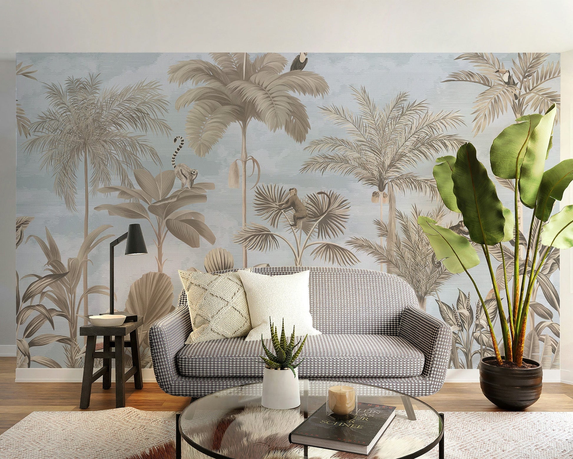 Sepia Treetop Ballet Wallpaper - Giffywalls C290