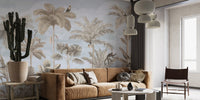 Sepia treetop ballet wallpaper for walls C290