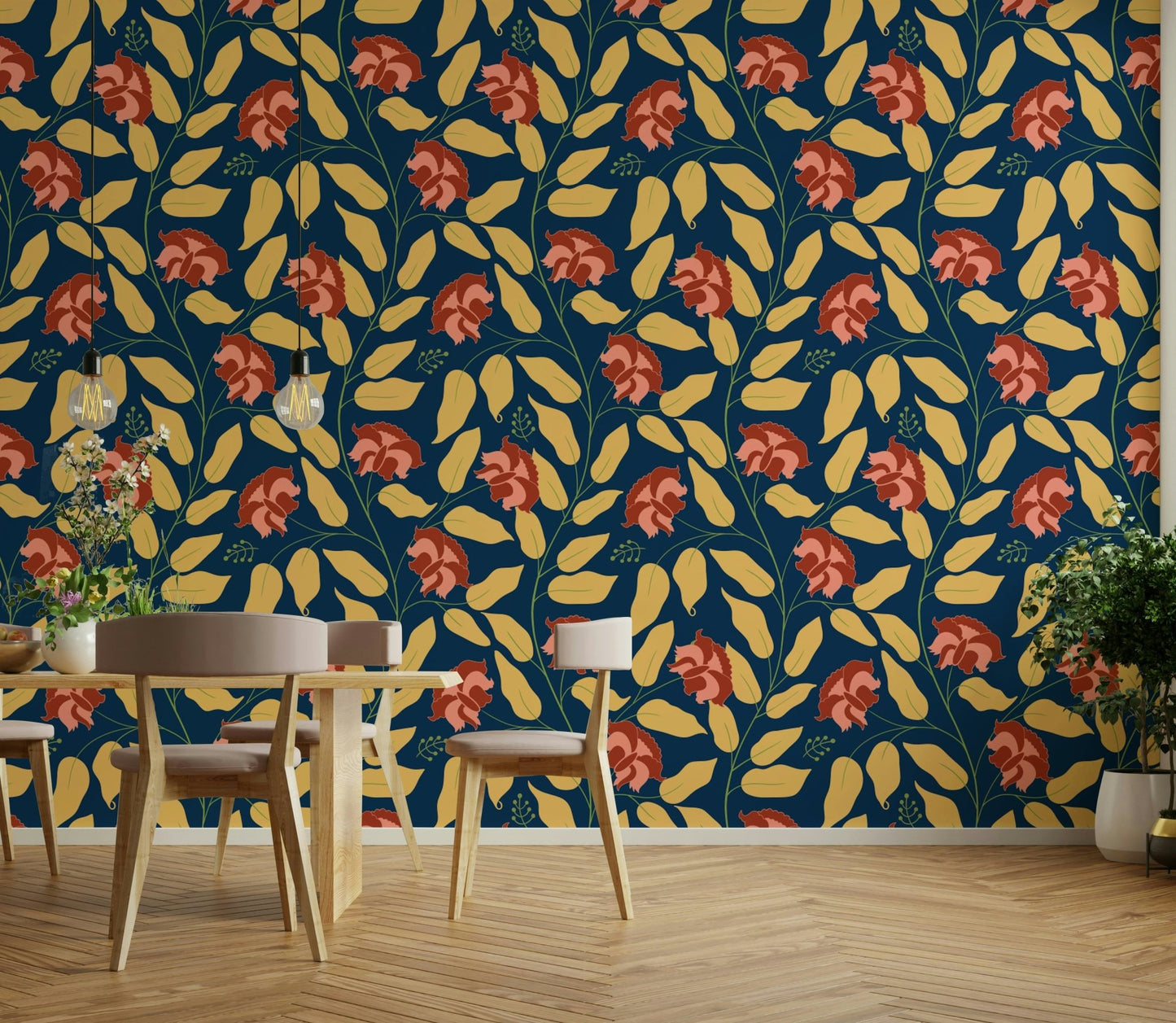 Features intricate and delicate floral and botanical designs.
