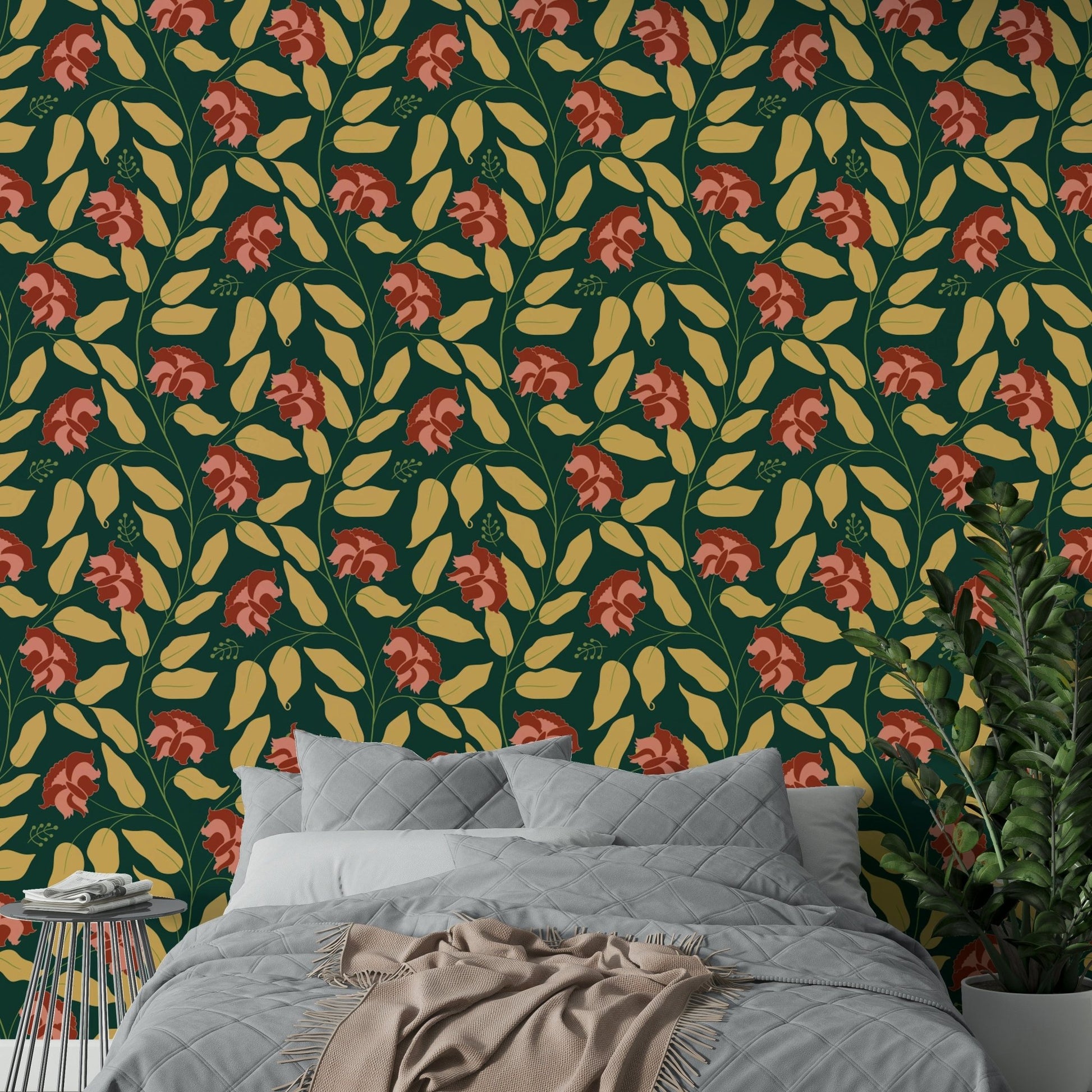 Provides a graceful and artistic backdrop.
