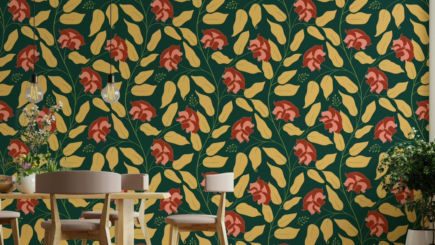 Features intricate and delicate floral and botanical designs.
