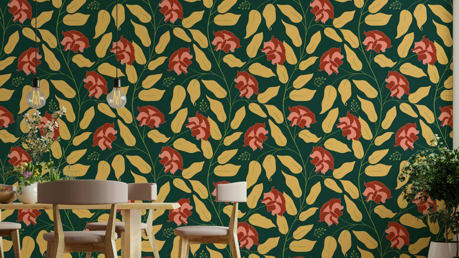 Features intricate and delicate floral and botanical designs.
