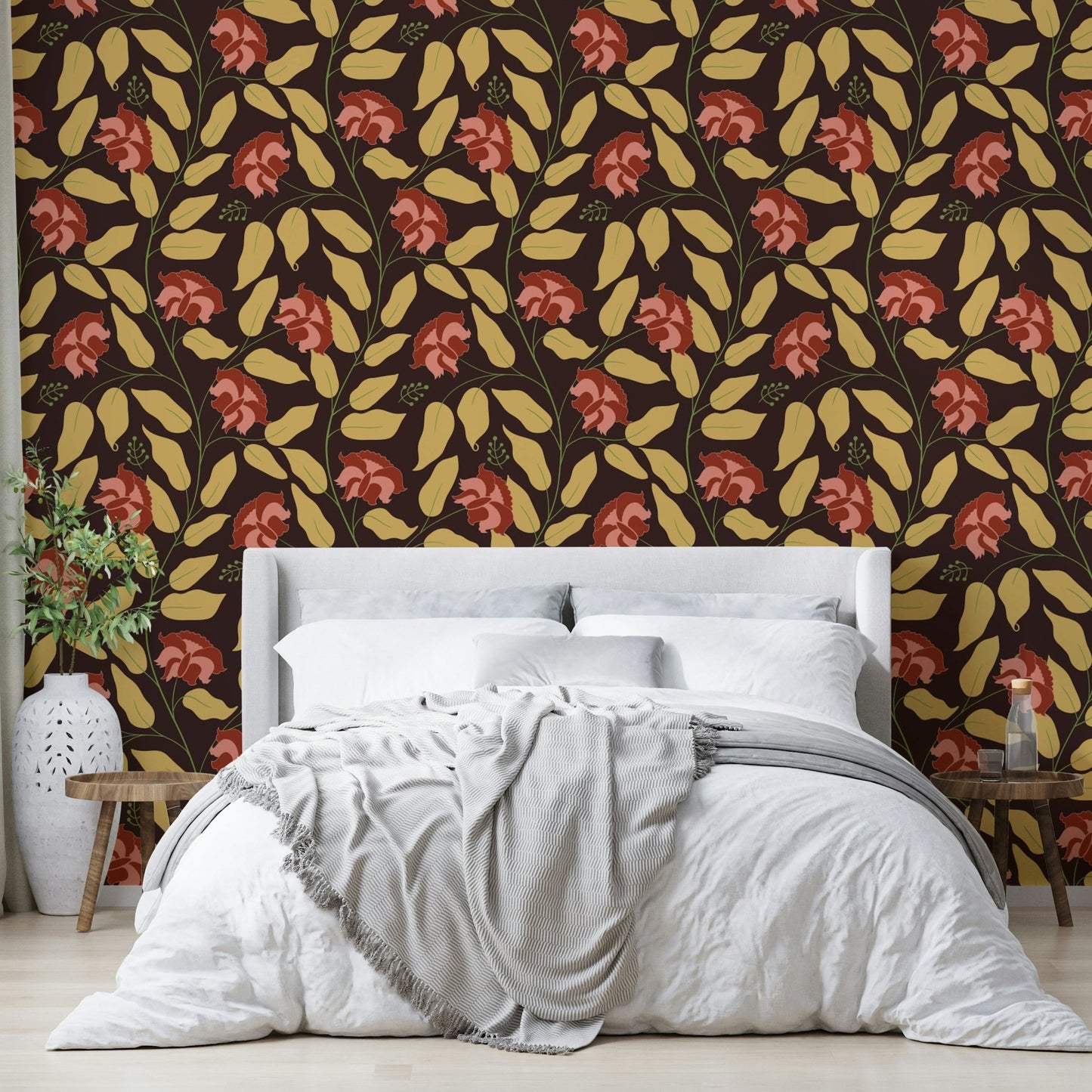 It gives a feeling of peaceful sophistication and inviting comfort.
