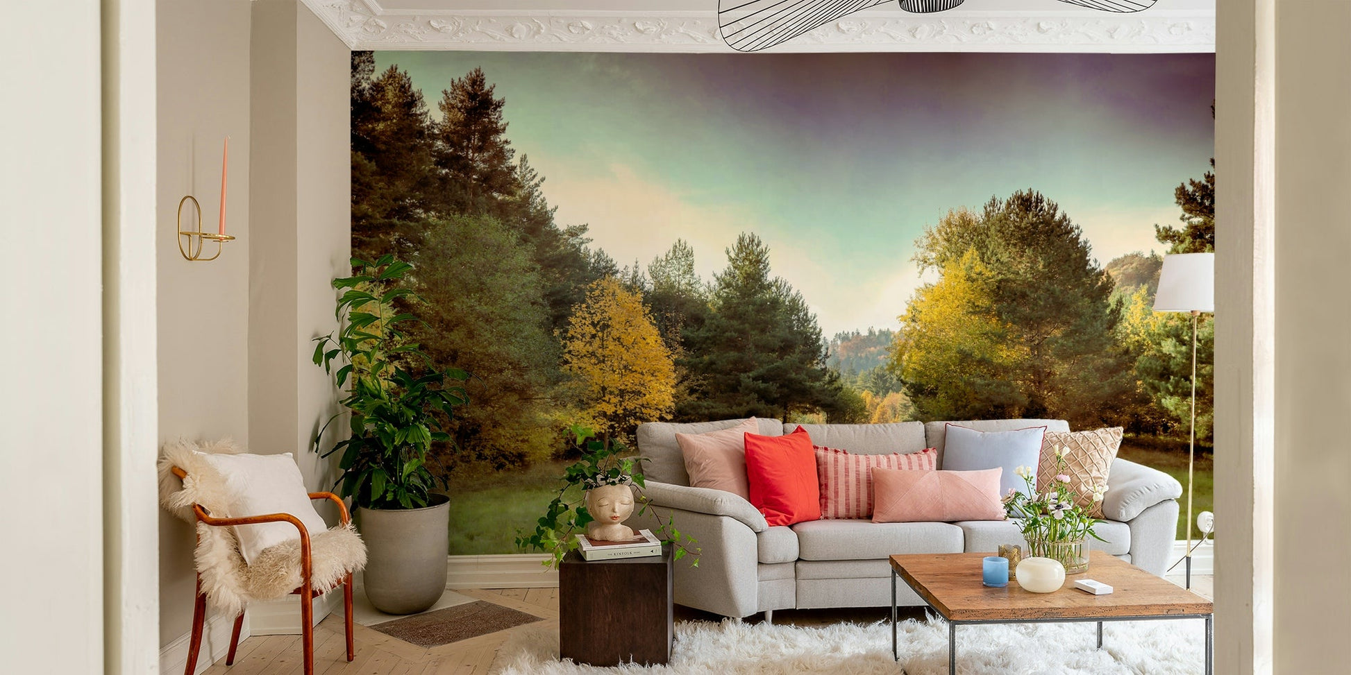 The texture appears smooth and realistic, like a high-quality photographic print.
