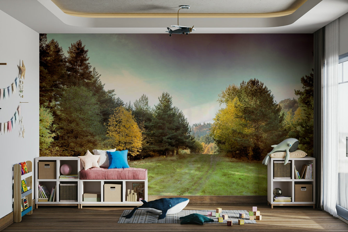 There's a strong sense of natural beauty, peace, and seasonal charm.
