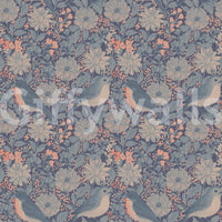 A high-quality serene bird wall mural for walls.

