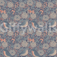 A high-quality serene bird wall mural for walls.

