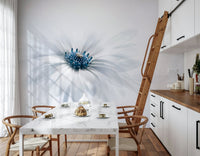 An artistic nature inspired mural for home decor.