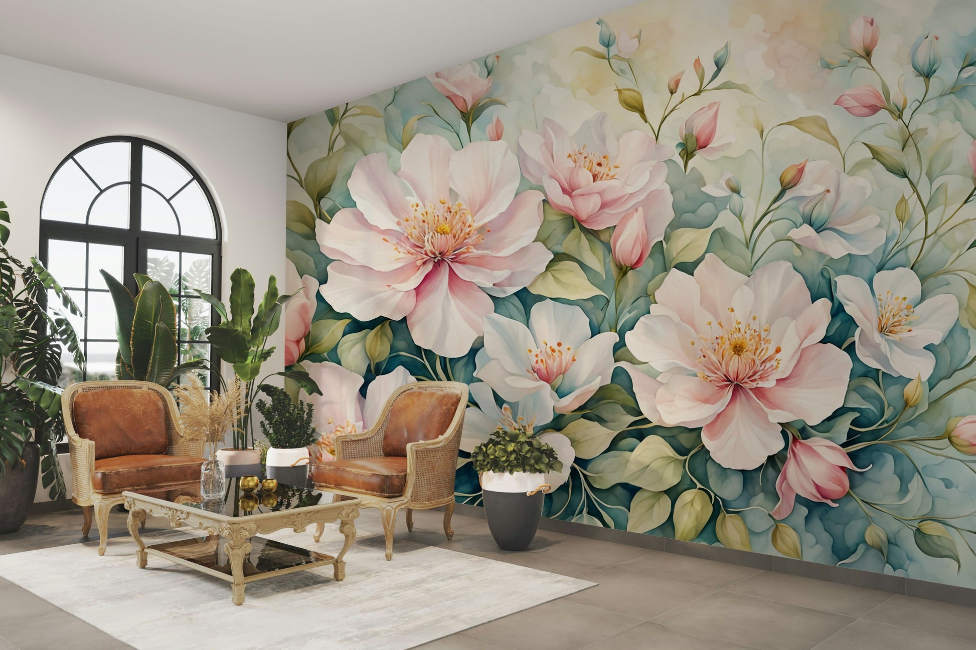 The image has a soft, painted look.

