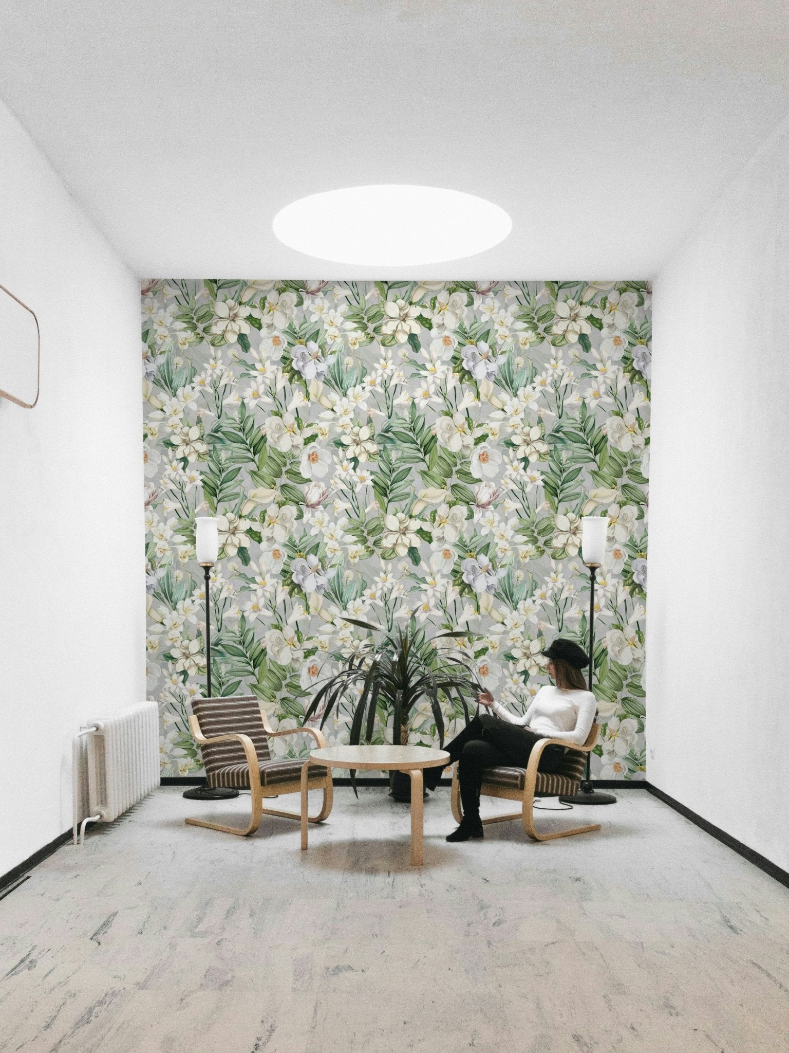 Beautiful bloom wallpaper featuring soft green and pink tones.

