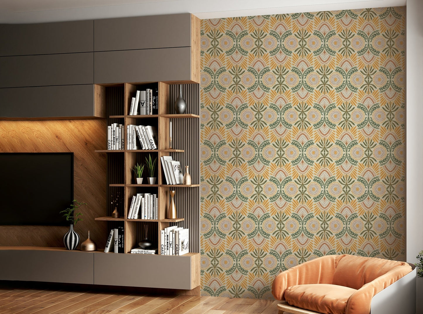 Wallpaper for walls with plant motifs, GD988