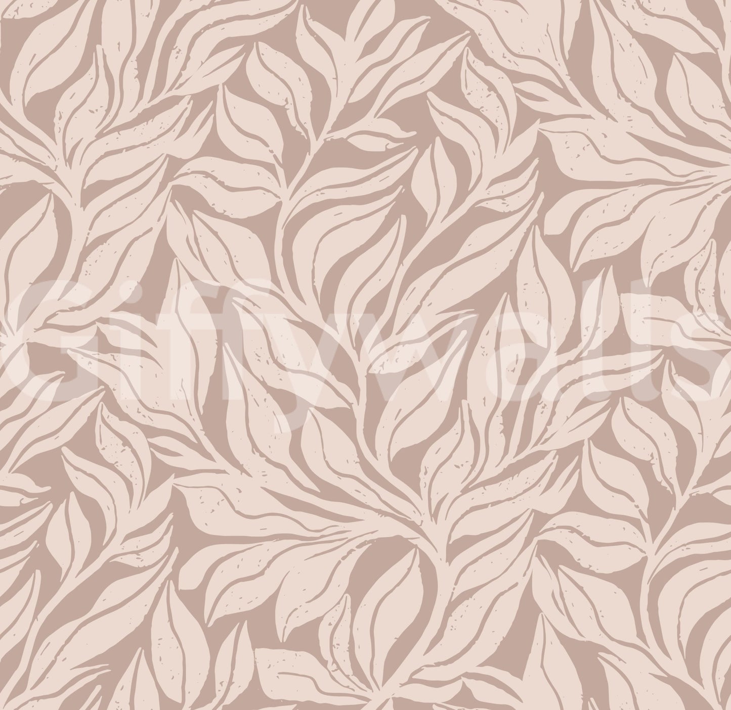Serene nature-inspired wallpaper with botanical elements.

