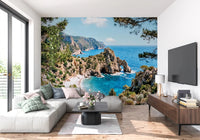 Serene Coastal Archway Wall Mural