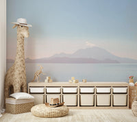 Peaceful coastal landscape wallpaper
