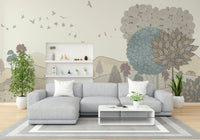Serene Countryside Dreamscape Wallpaper
