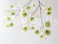 Neutral leaf pattern wallpaper for walls

