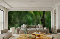 Tranquil trees and abundant greenery.

