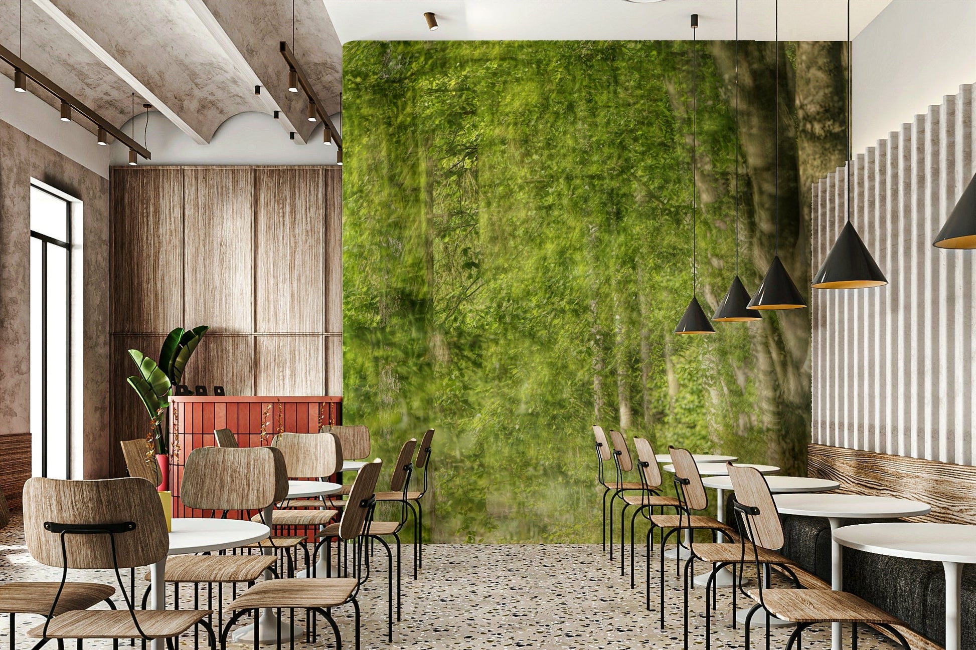 Sense of peace, calm, and inviting journey.

