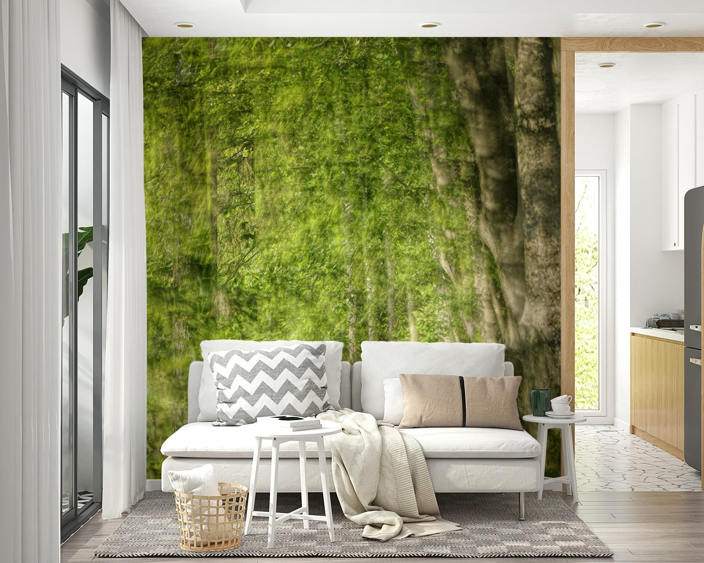 Wall decor evoking serenity and a connection to nature.


