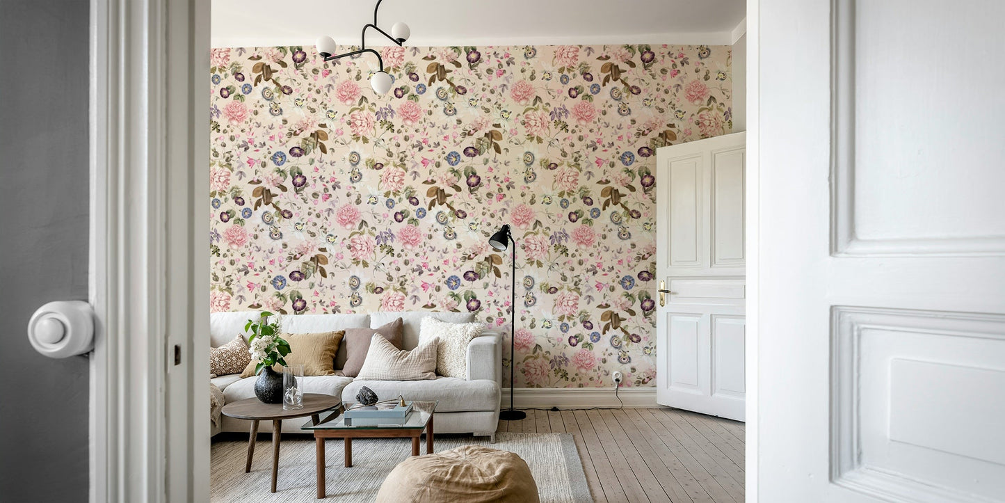Beautiful garden wallpaper perfect for creating calm spaces.

