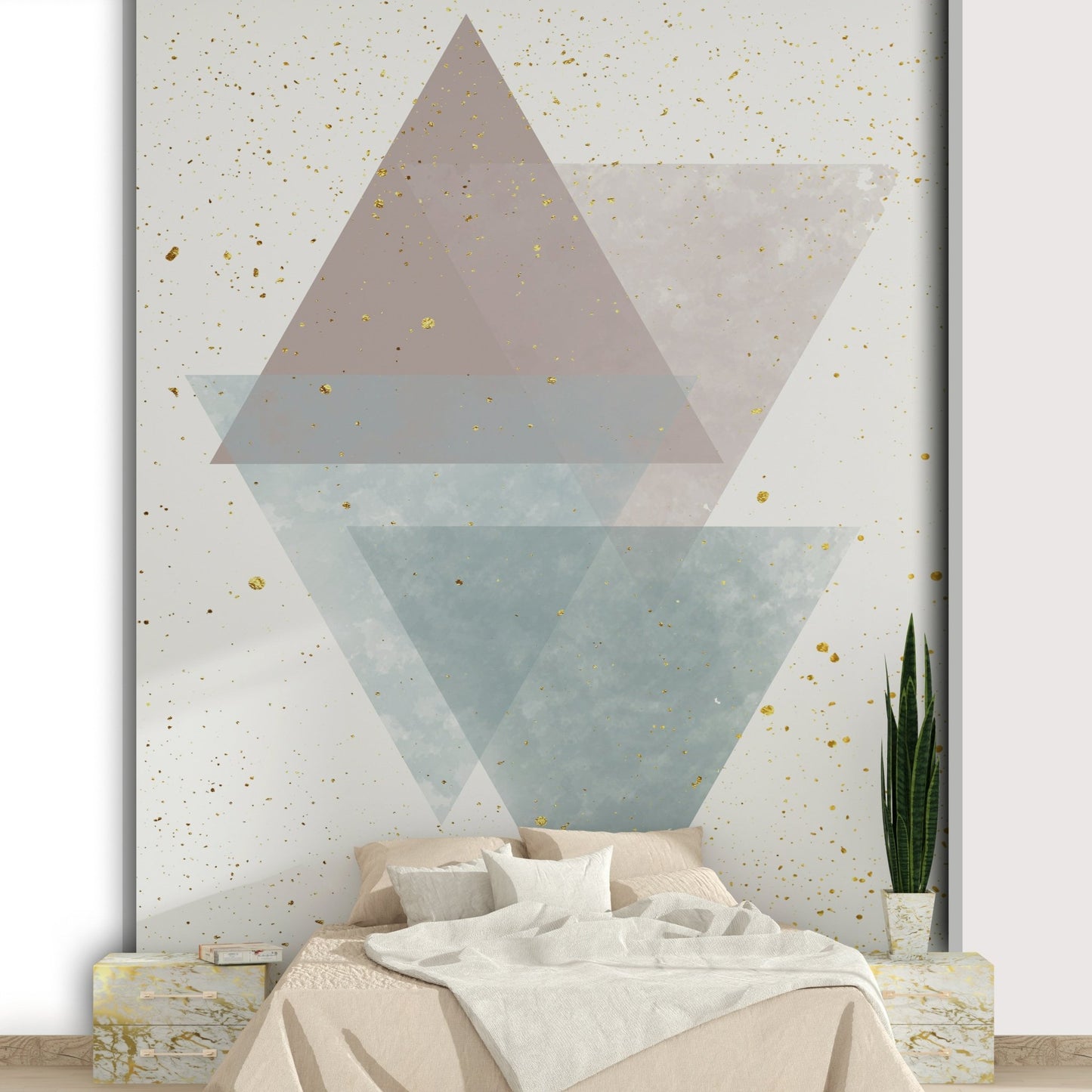 Serene Geometry Wall Mural