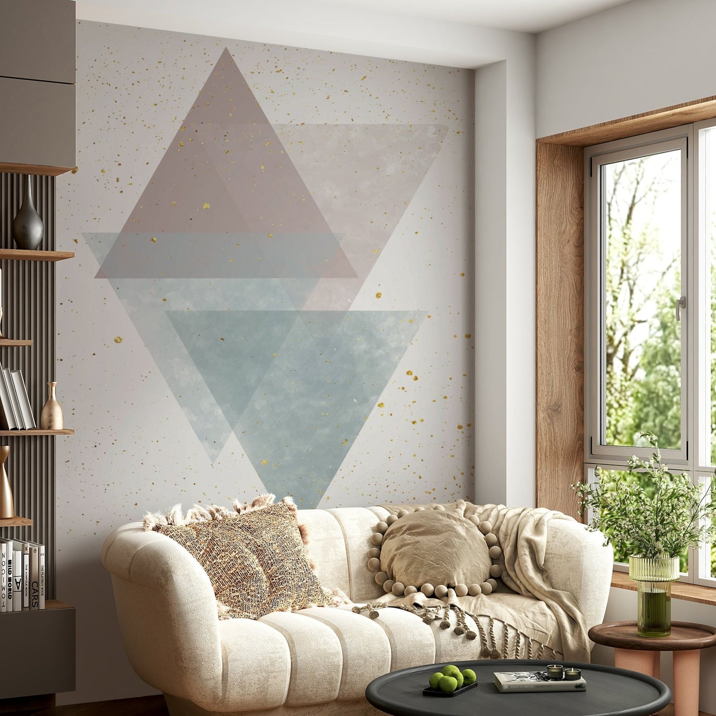 Serene Geometry Wall Mural