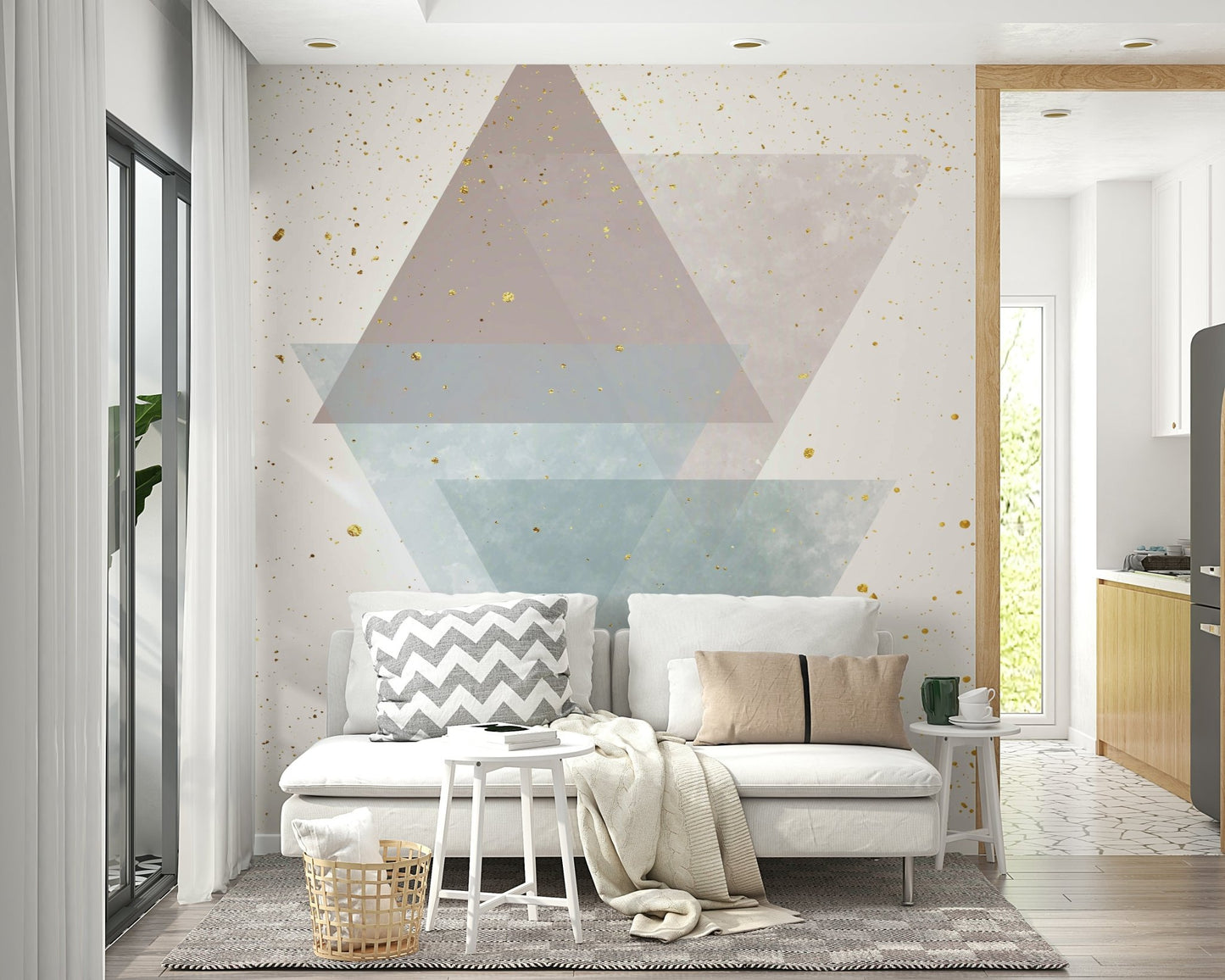 Serene Geometry Wall Mural