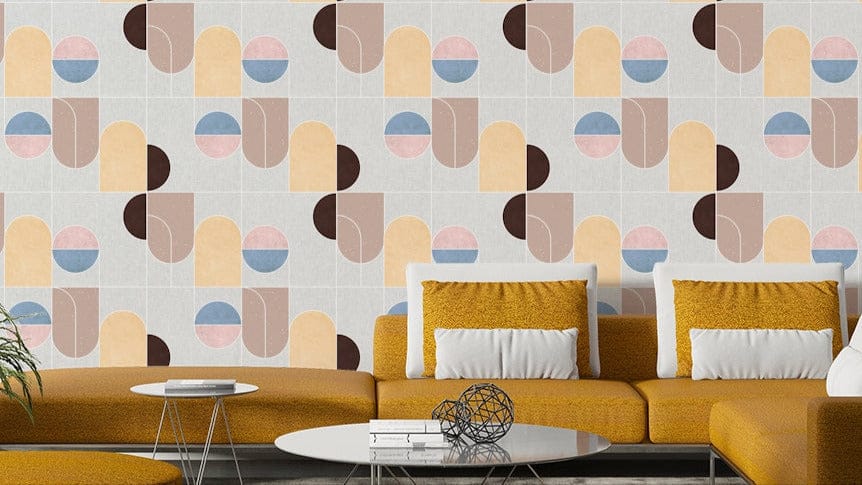 Light toned modern wall design GD408

