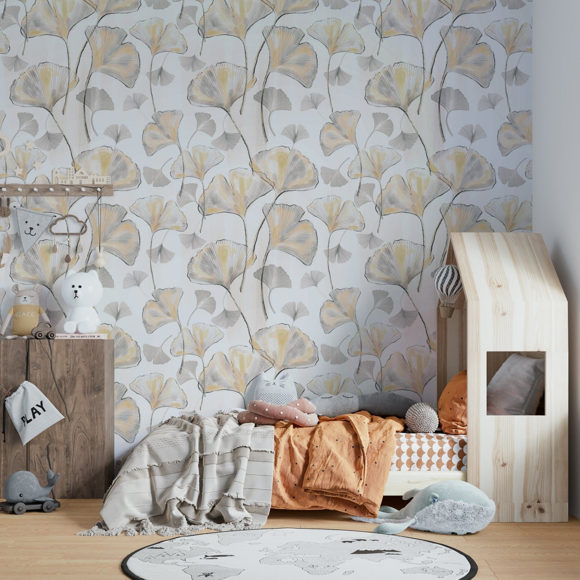 Serene Ginkgo Wallpaper⁠