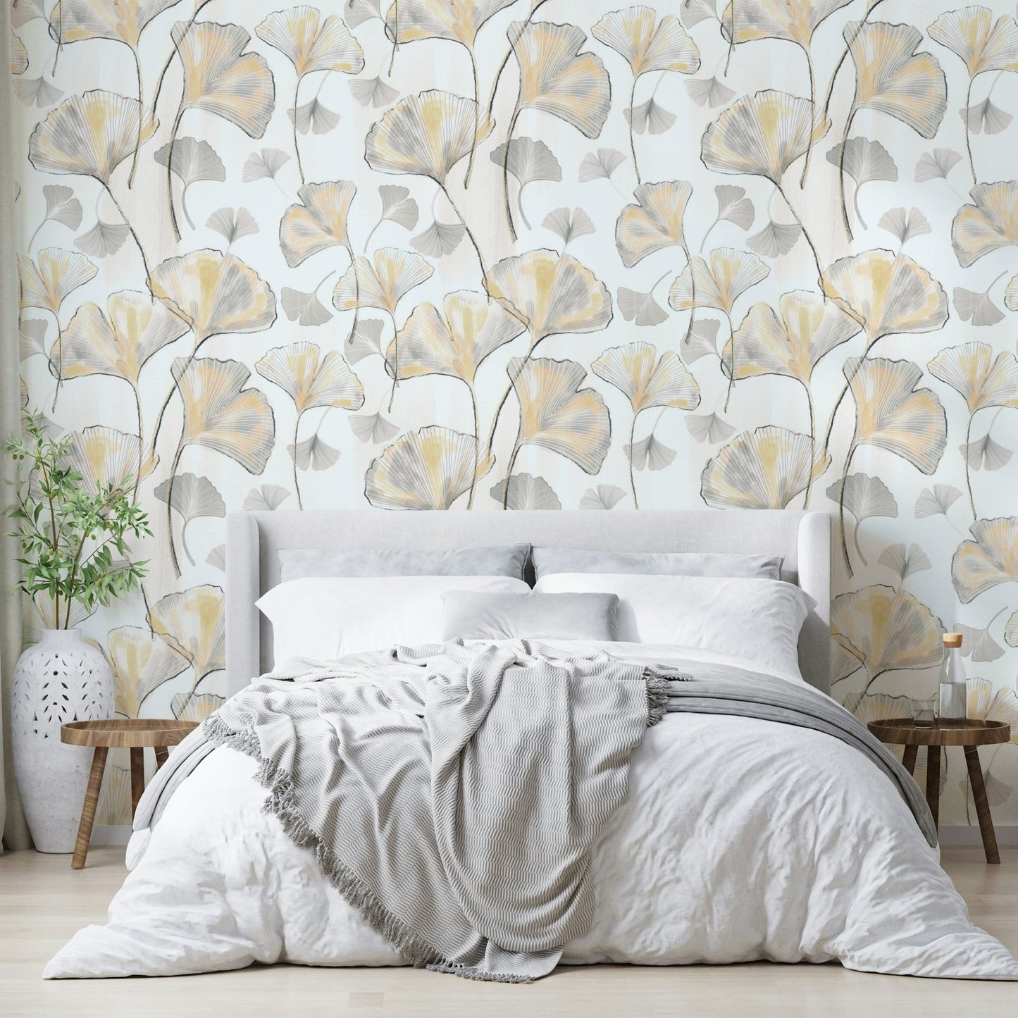 Serene Ginkgo Wallpaper⁠