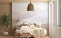 Subtle layered peaks in gradient hues, C04