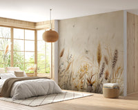 Serene Grassland Butterfly Wallpaper Mural - Giffywalls