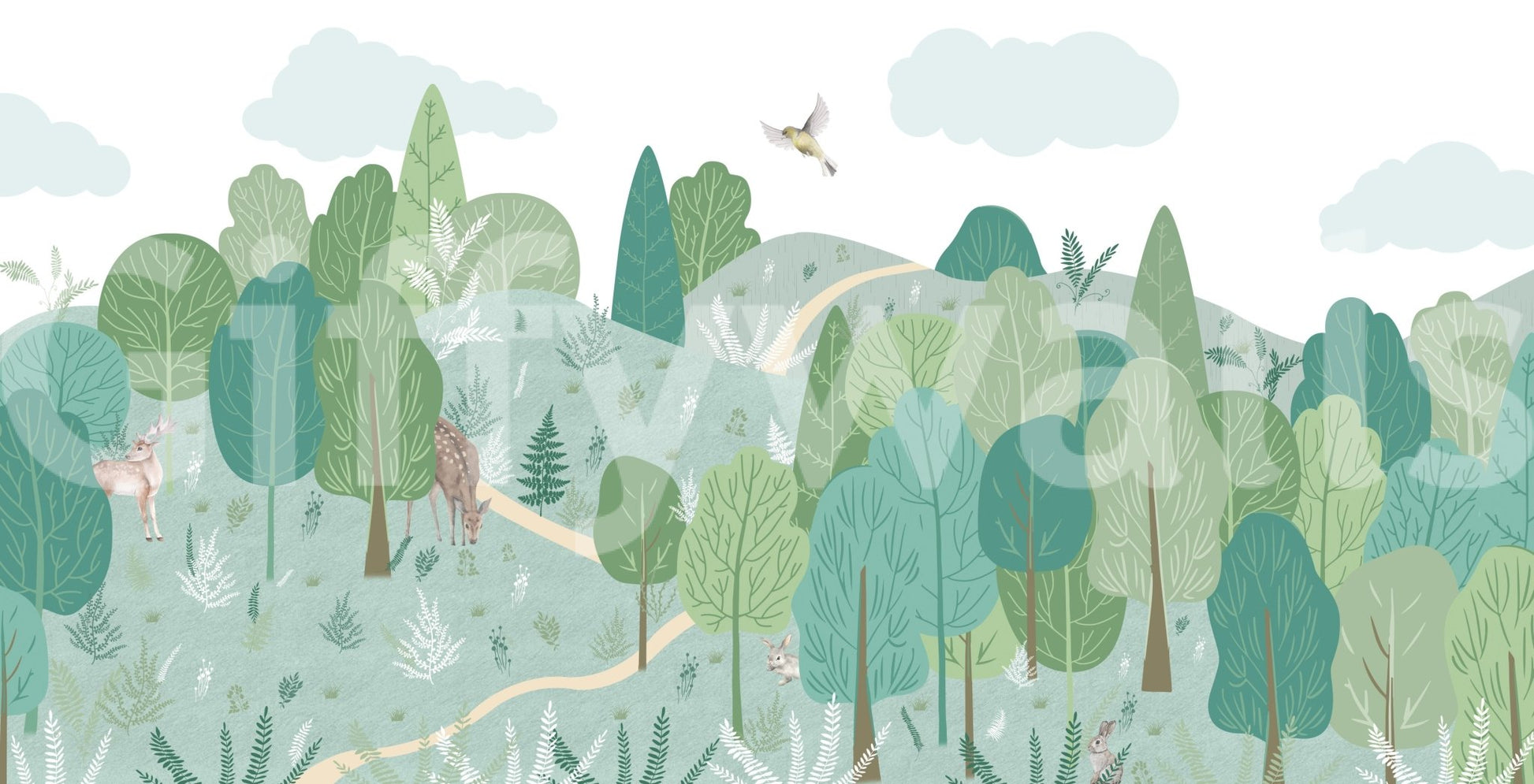 The overall scene feels like a private, natural space.

