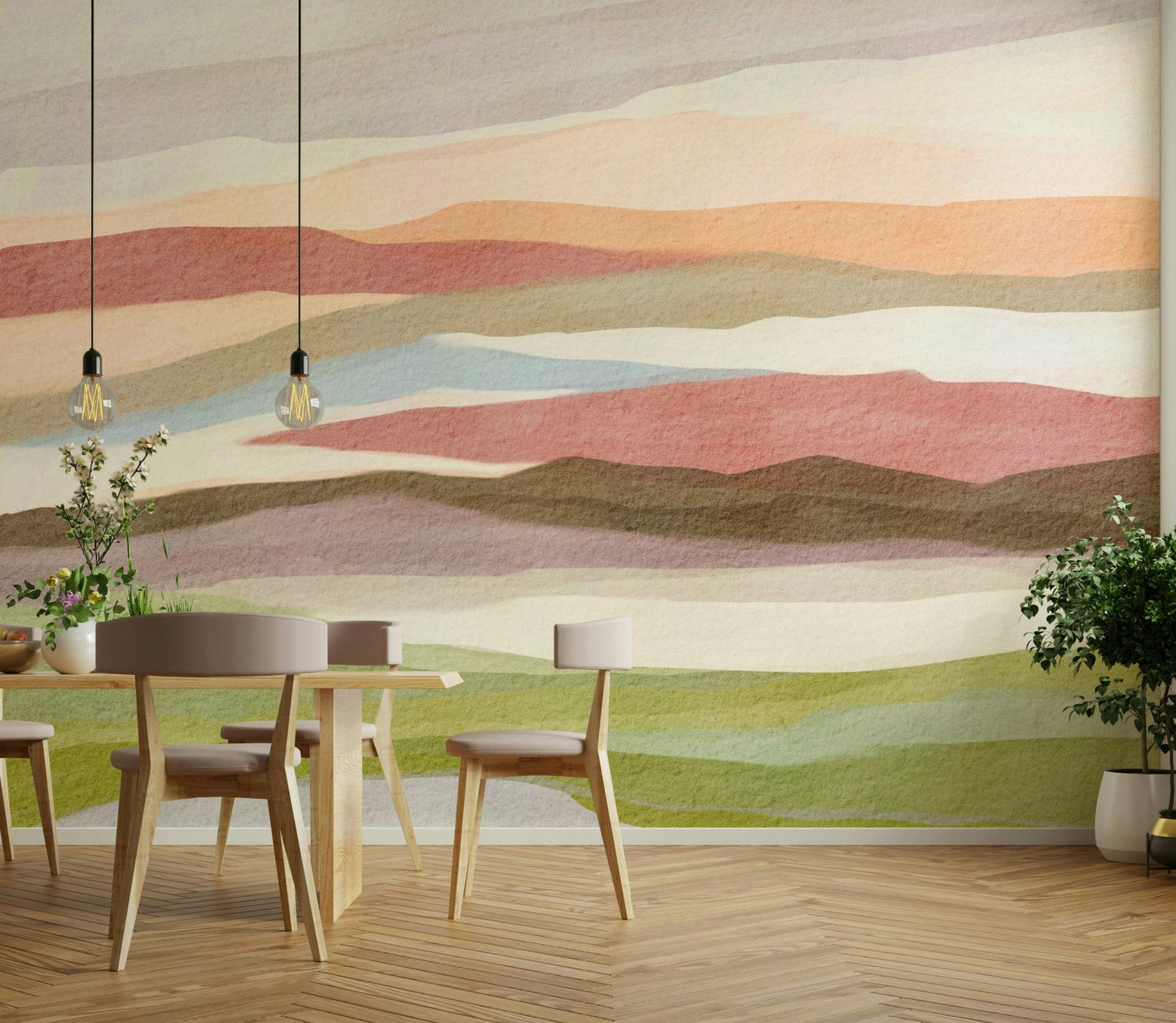 Serene Horizons Wall Mural