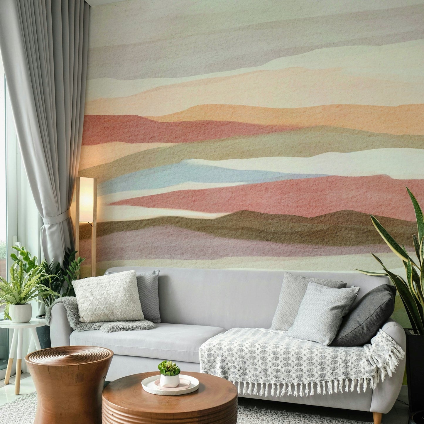 Serene Horizons Wall Mural