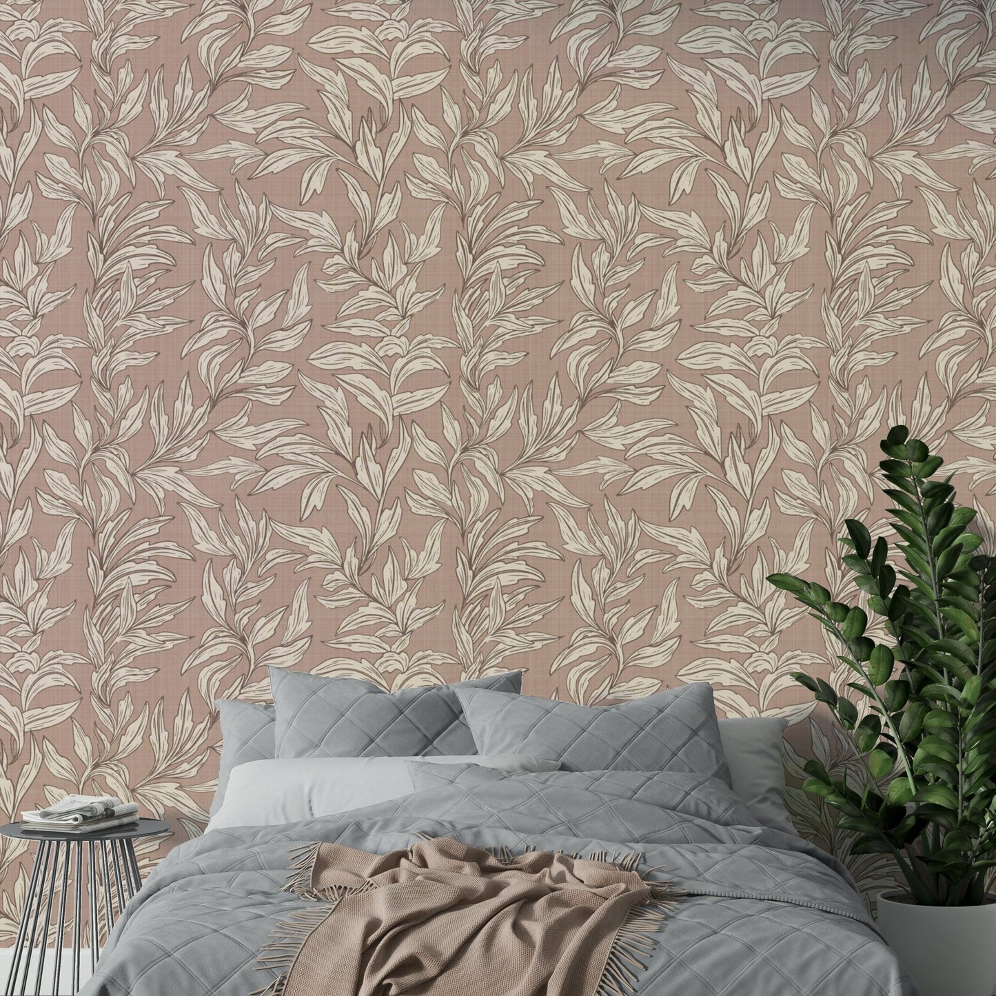Fabric texture mural wallpaper design, GD999