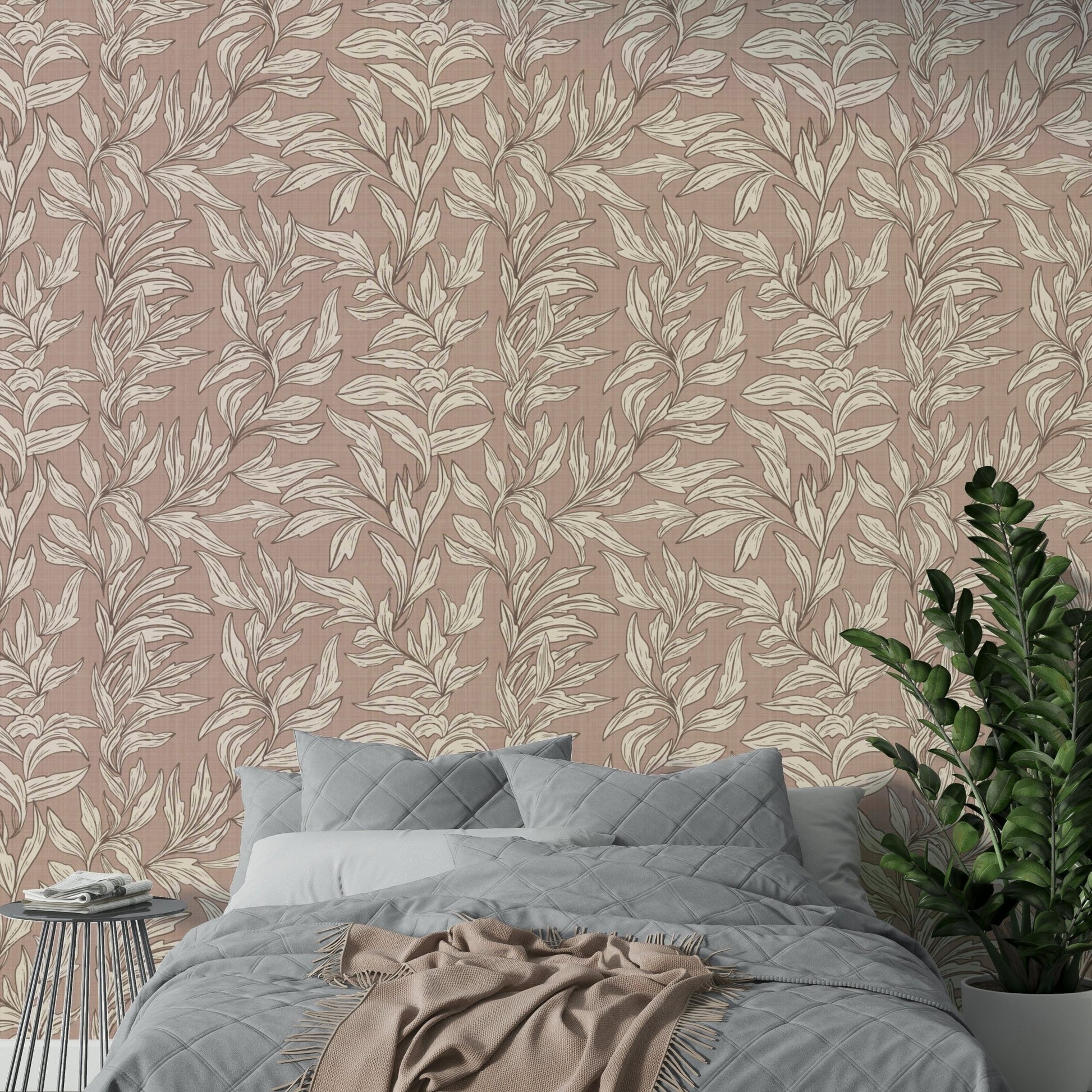 Fabric texture mural wallpaper design, GD999