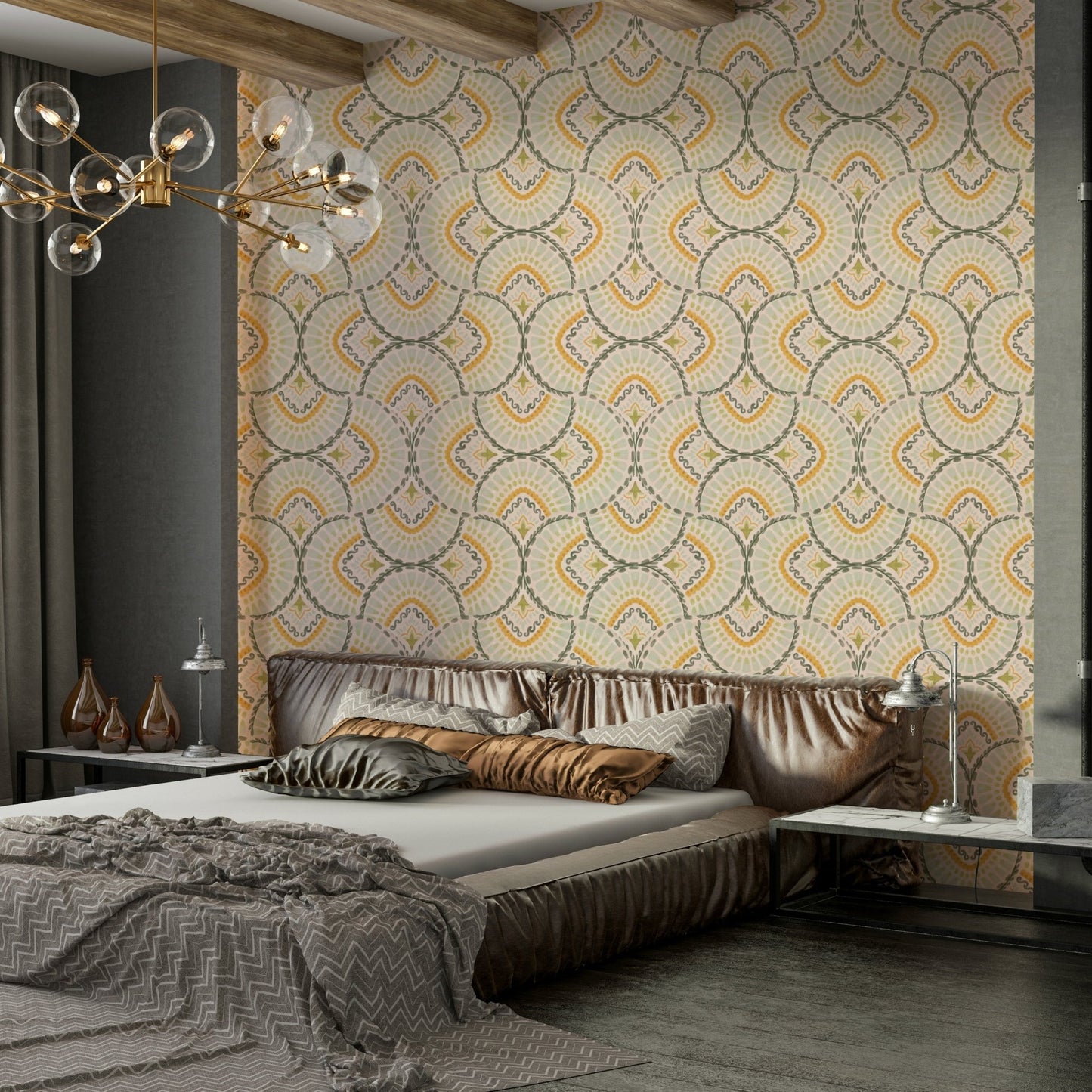 Meditation room wall mural, GD990