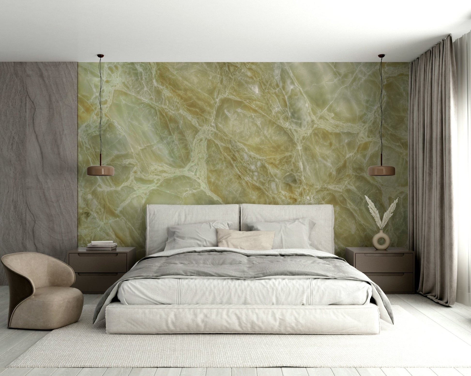 Sense of peaceful luxury and timeless artistry.

