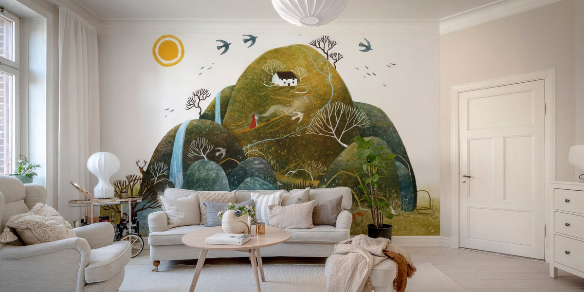Serene Nature Wallpaper Mural, C139