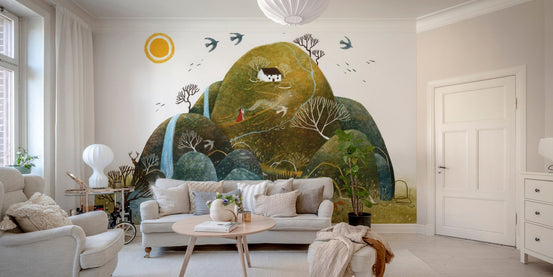 Serene Nature Wallpaper Mural, C139