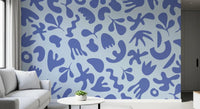 Clean modern surface from Serene Flow wall mural artwork, GD9314