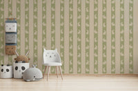 The colors are soft and gentle, with a muted, neutral palette.

