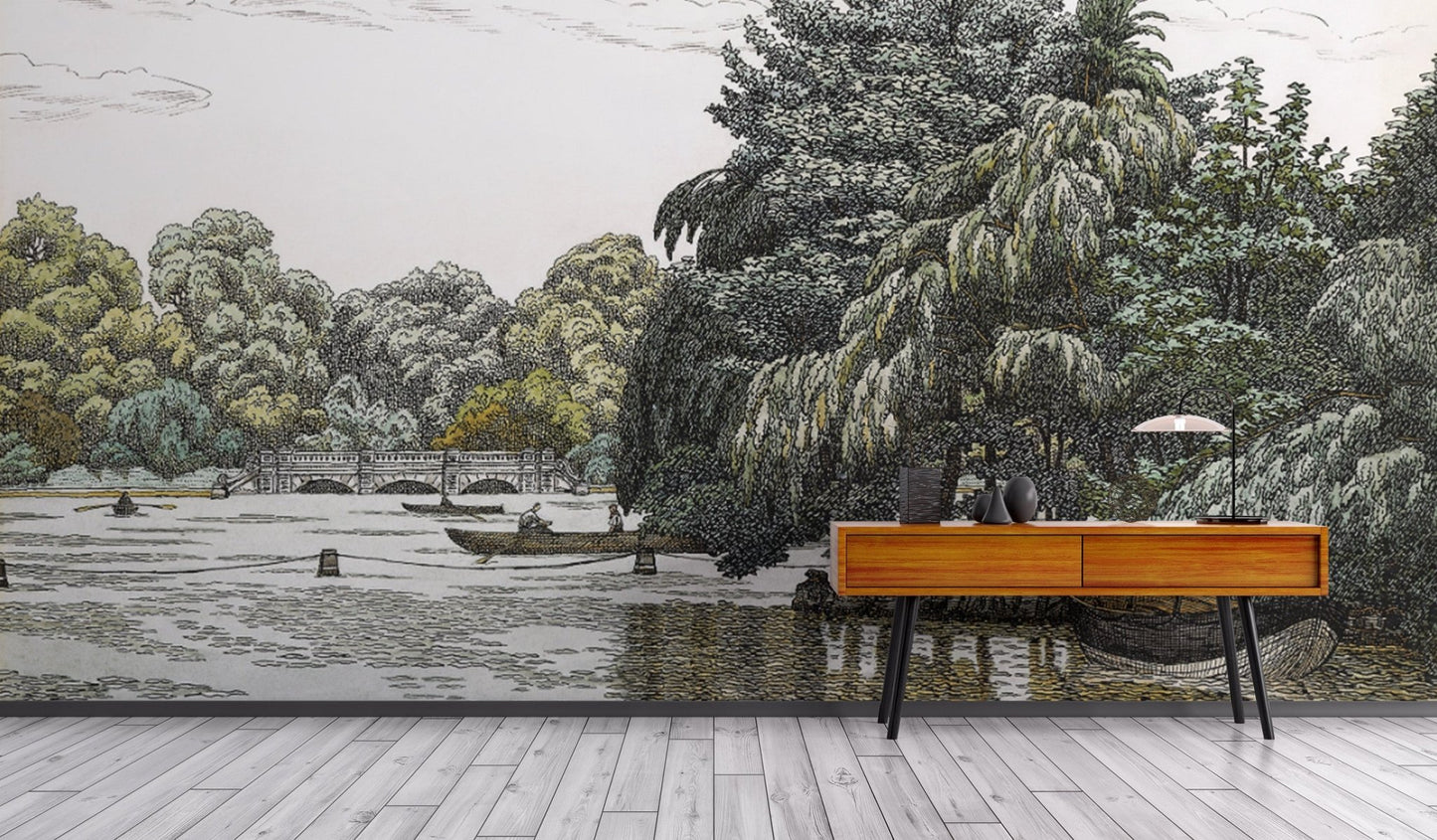 Tranquil Waterscape Wallpaper for Walls
