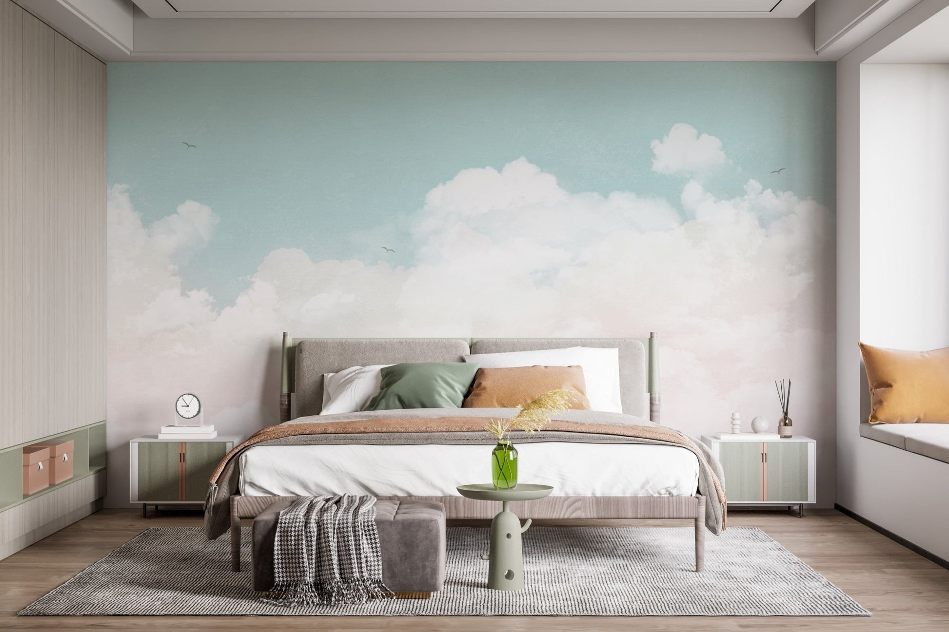 Serene Sky Wall Mural - Giffywalls
